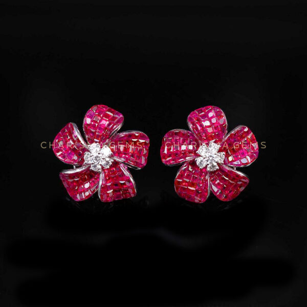Big Leelavadee Flower Earrings