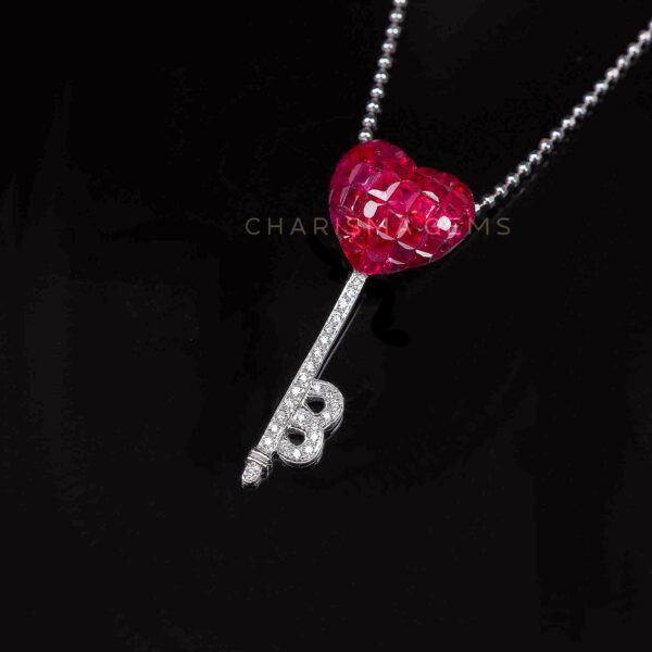Heart Key Necklace