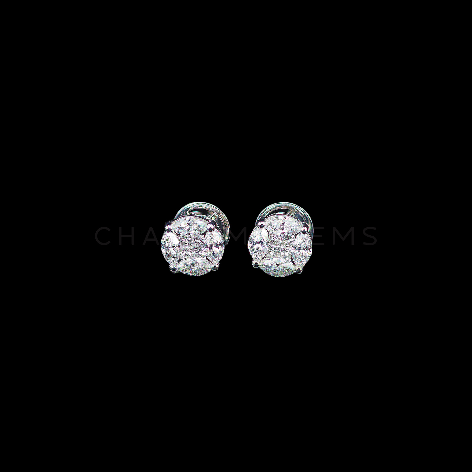 Big Diamond Earrings - Charisma Gems